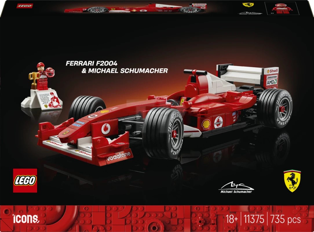 LEGO Icons 11375 “Ferrari F2004 və Michael Schumacher”