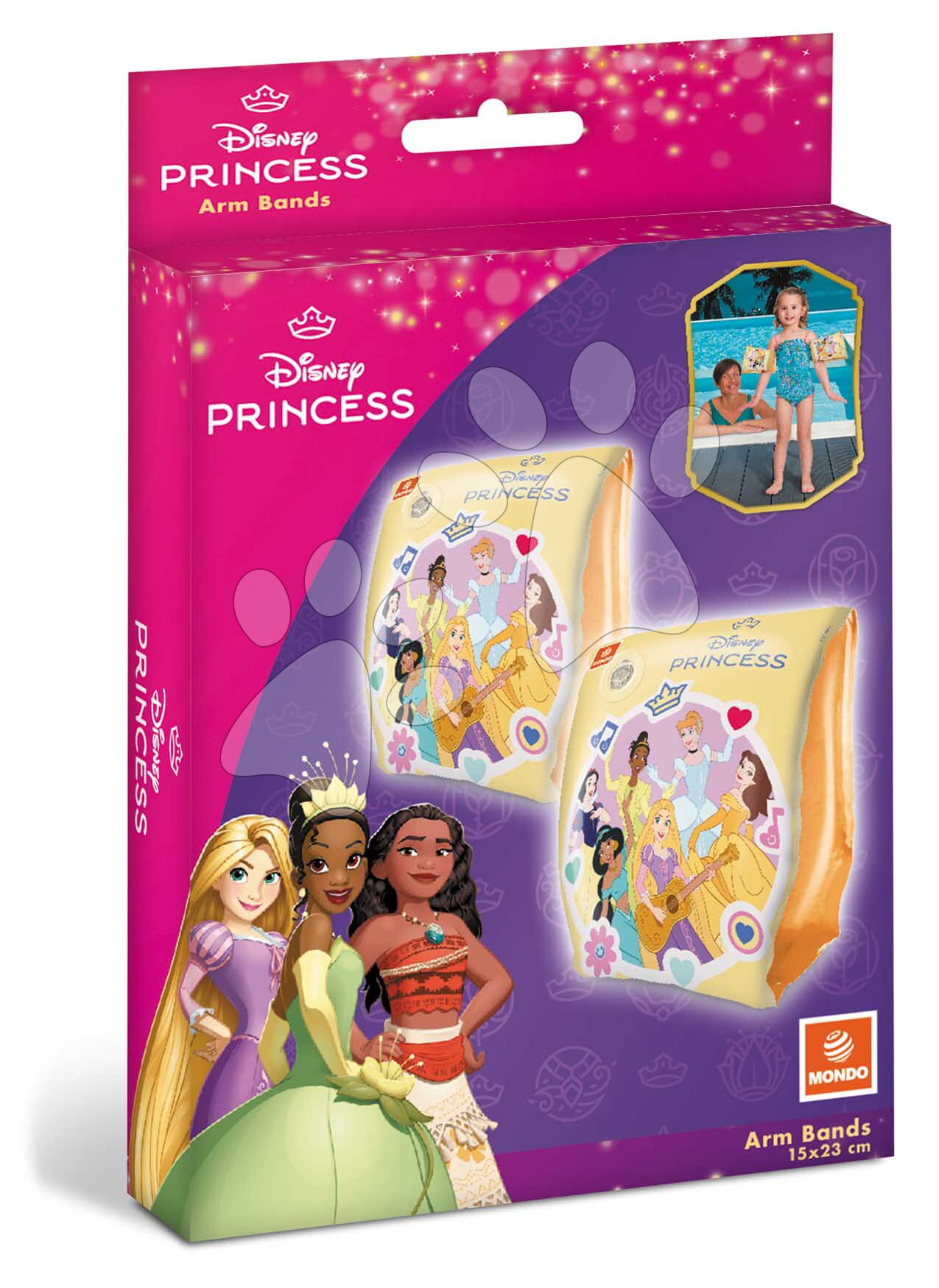 Mondo Kids Disney Princess Inflatable Swimming Arm Bands