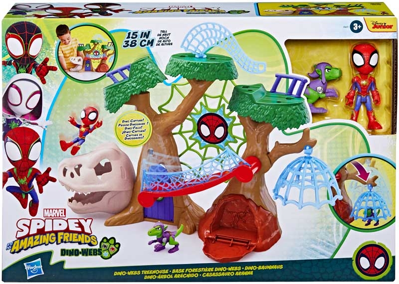 SPIDEY AND FRIENDS DINOWEBS TREEHOUSE PLAYSET