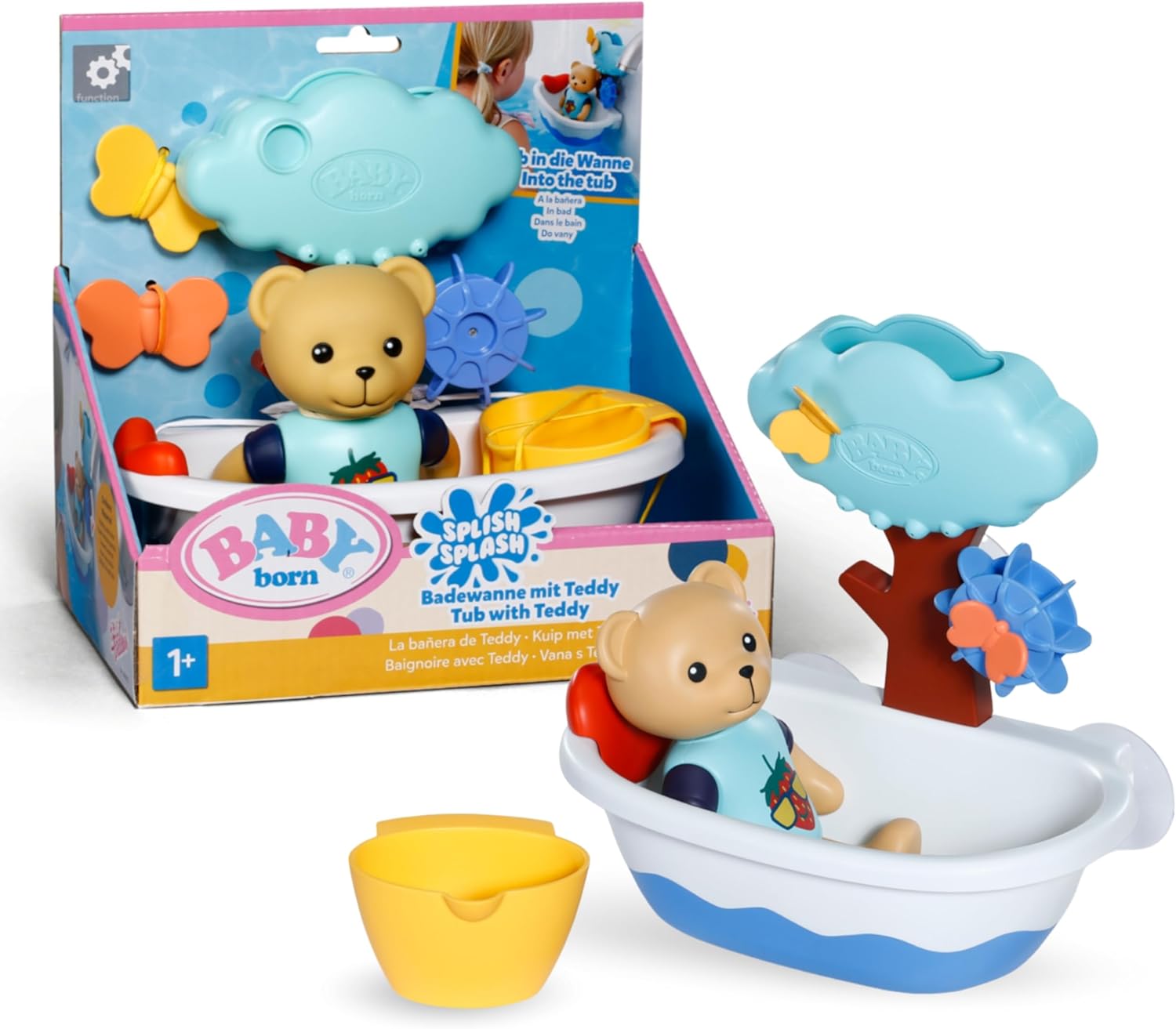 Splish Splash Bath Toy Tub with Teddy