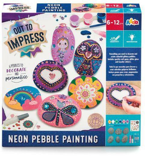 Rəngləmə üçün dəst Addo Play Out to Impress Neon Pebble, 6+ yaş