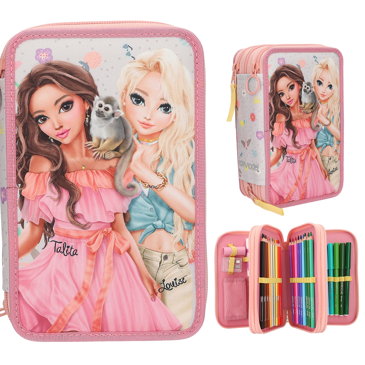 TOPModel Triple Pencil Case JUICY