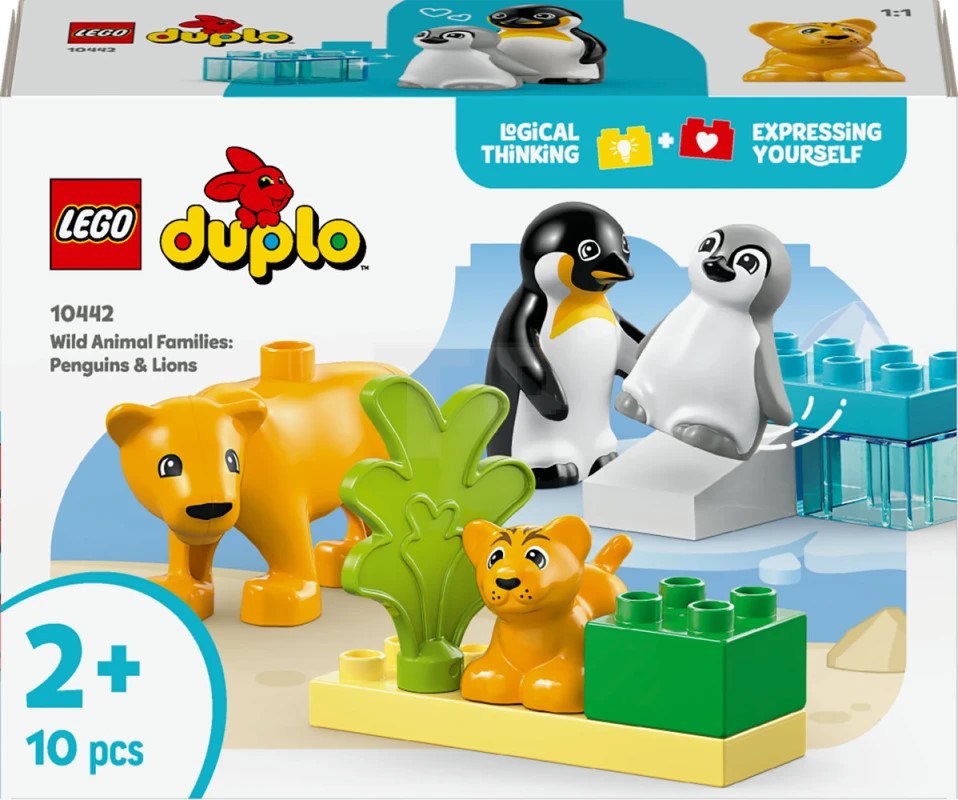 Lego 10442 Duplo Wild Animal Families Penguins & Lions