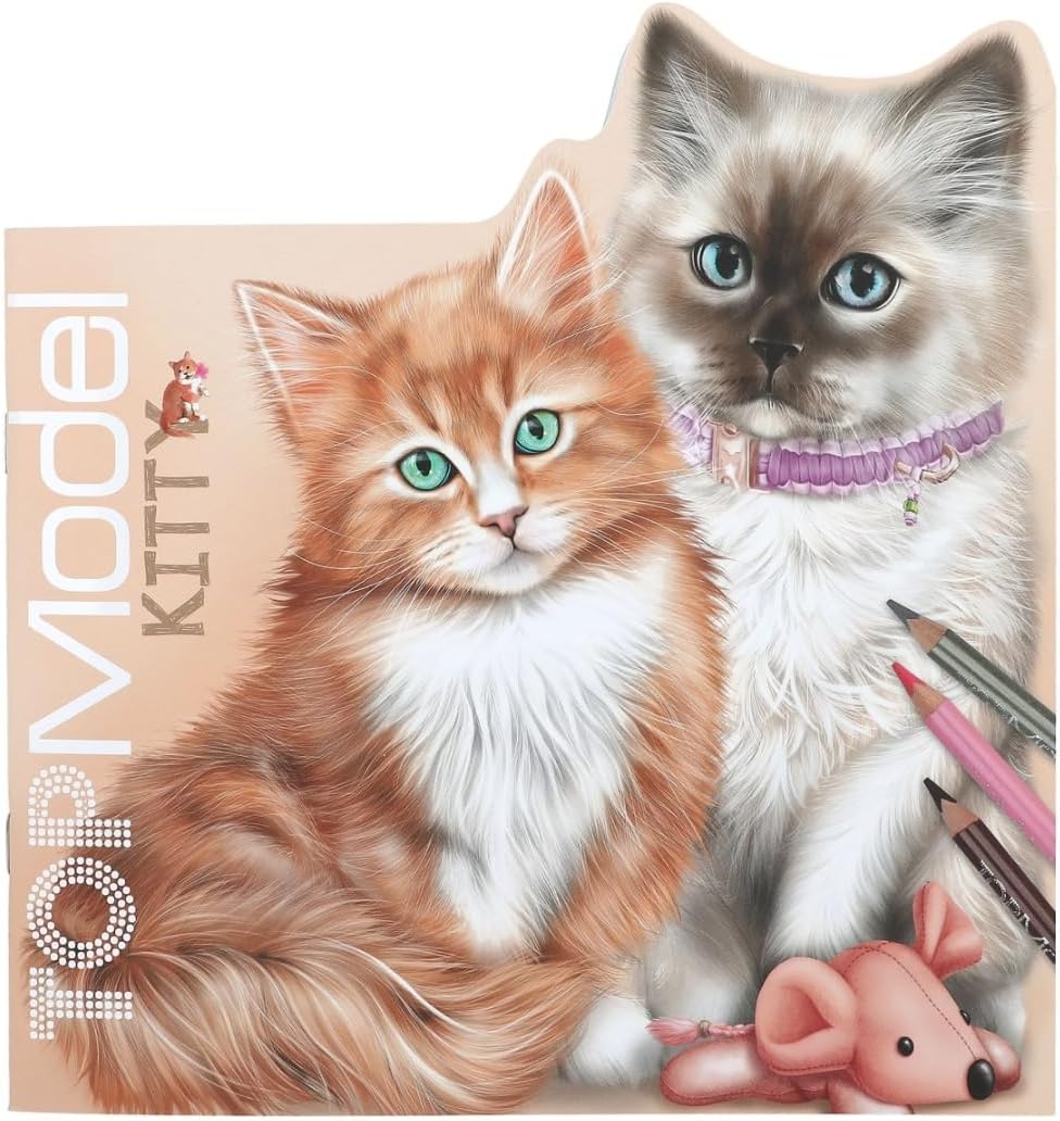 Rəngləmə albomu Motto TOPModel Kitty Colouring Book