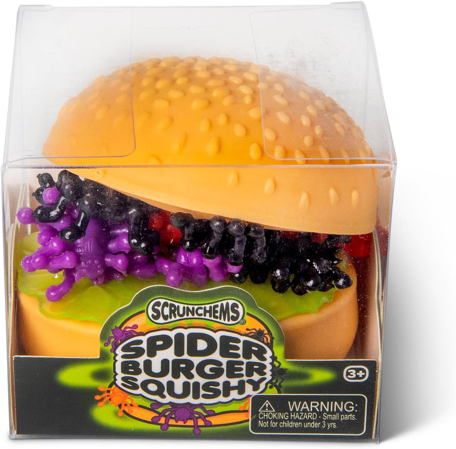 SCRUNCHEMS SPOOKY SPIDER BURGER SQUISHY