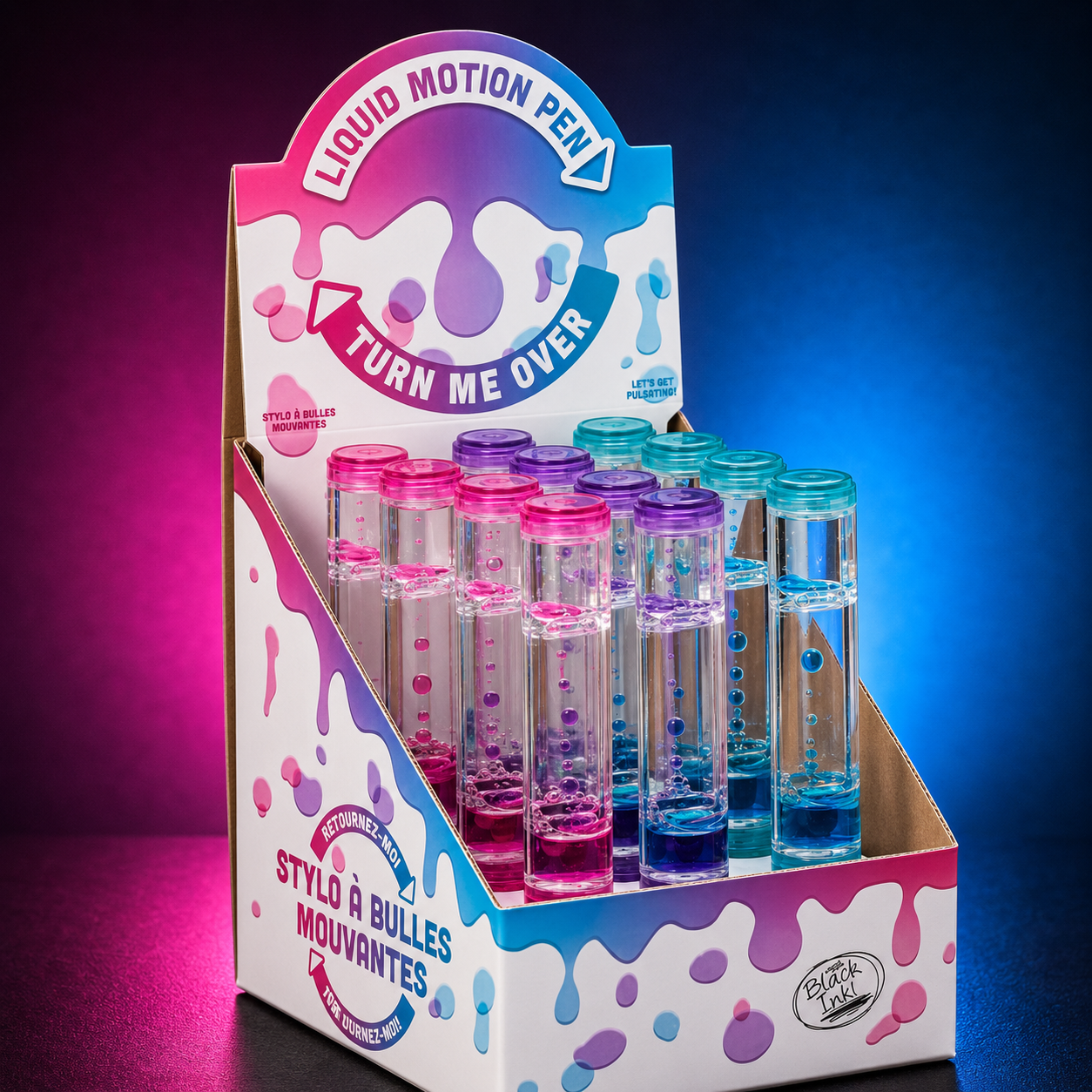 Liquid Motion Timer Pen  assorted