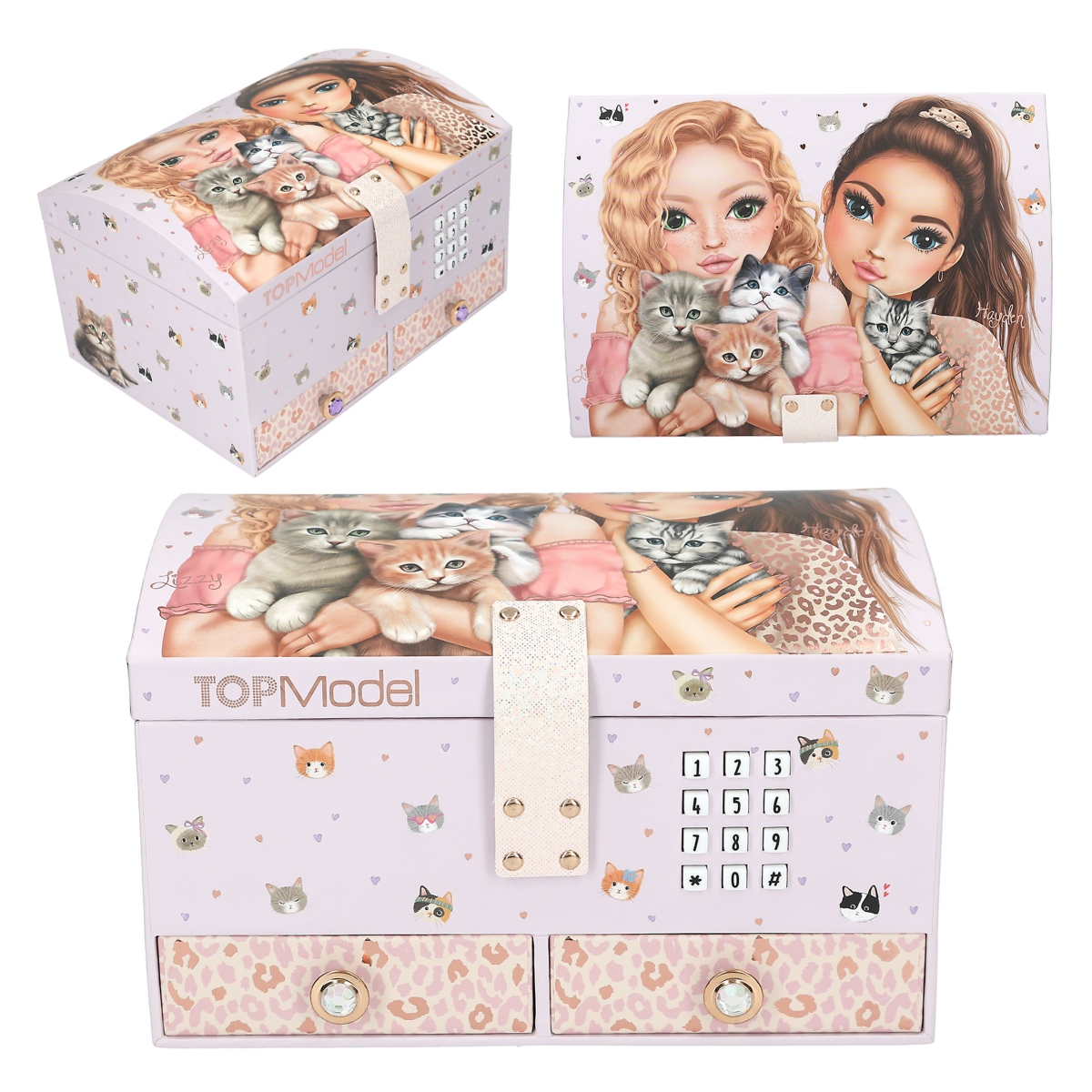 TOPModel Big Jewellery Box With Code And Sound