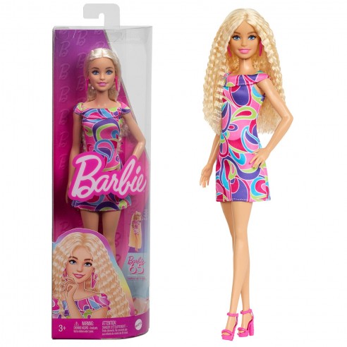 Kukla Mattel Barbie Fashionistas #223 65th Anniversary HRH20, 3+ yaş