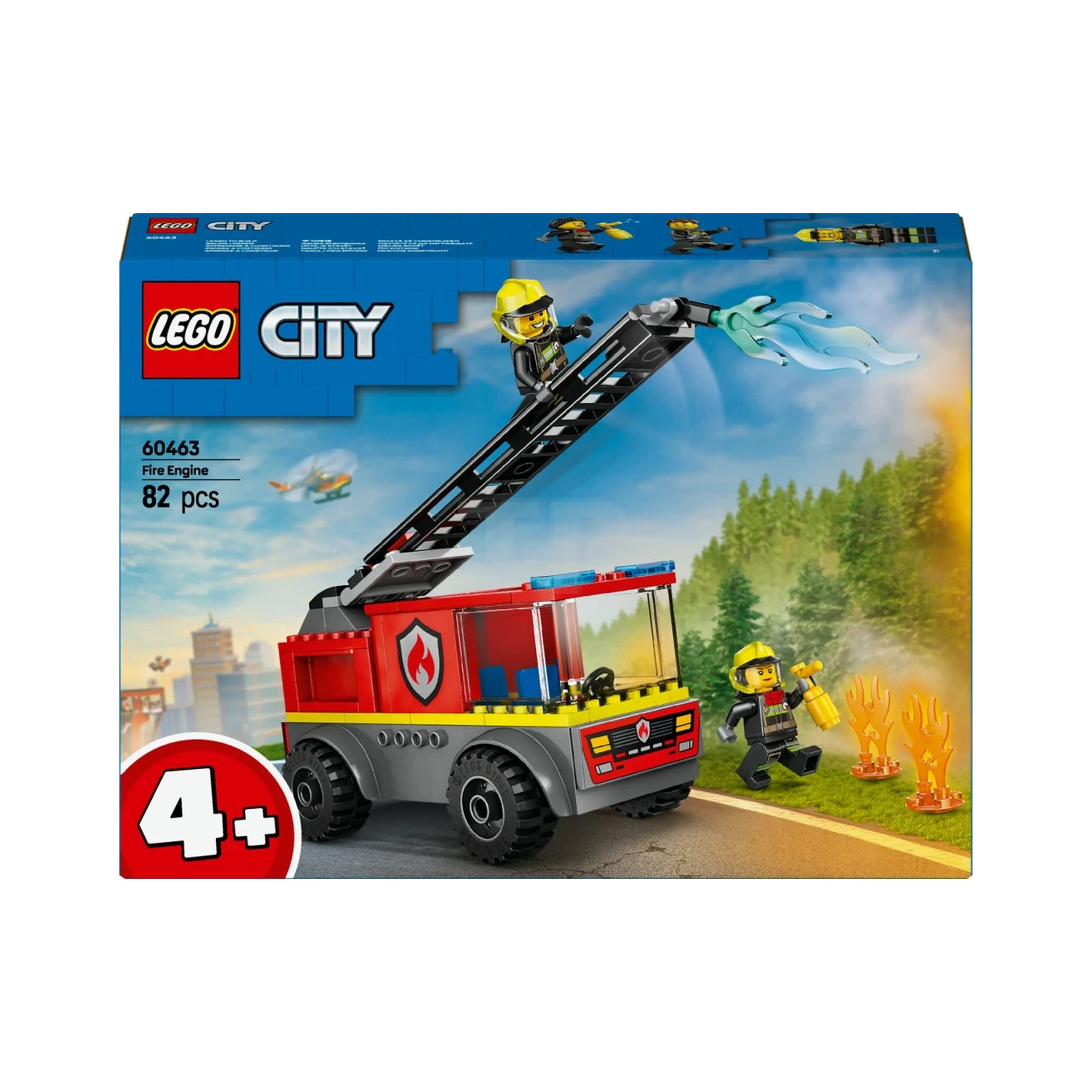 Konstruktor LEGO City Fire Ladder Truck 60463, 82 parça, 4 yaşdan