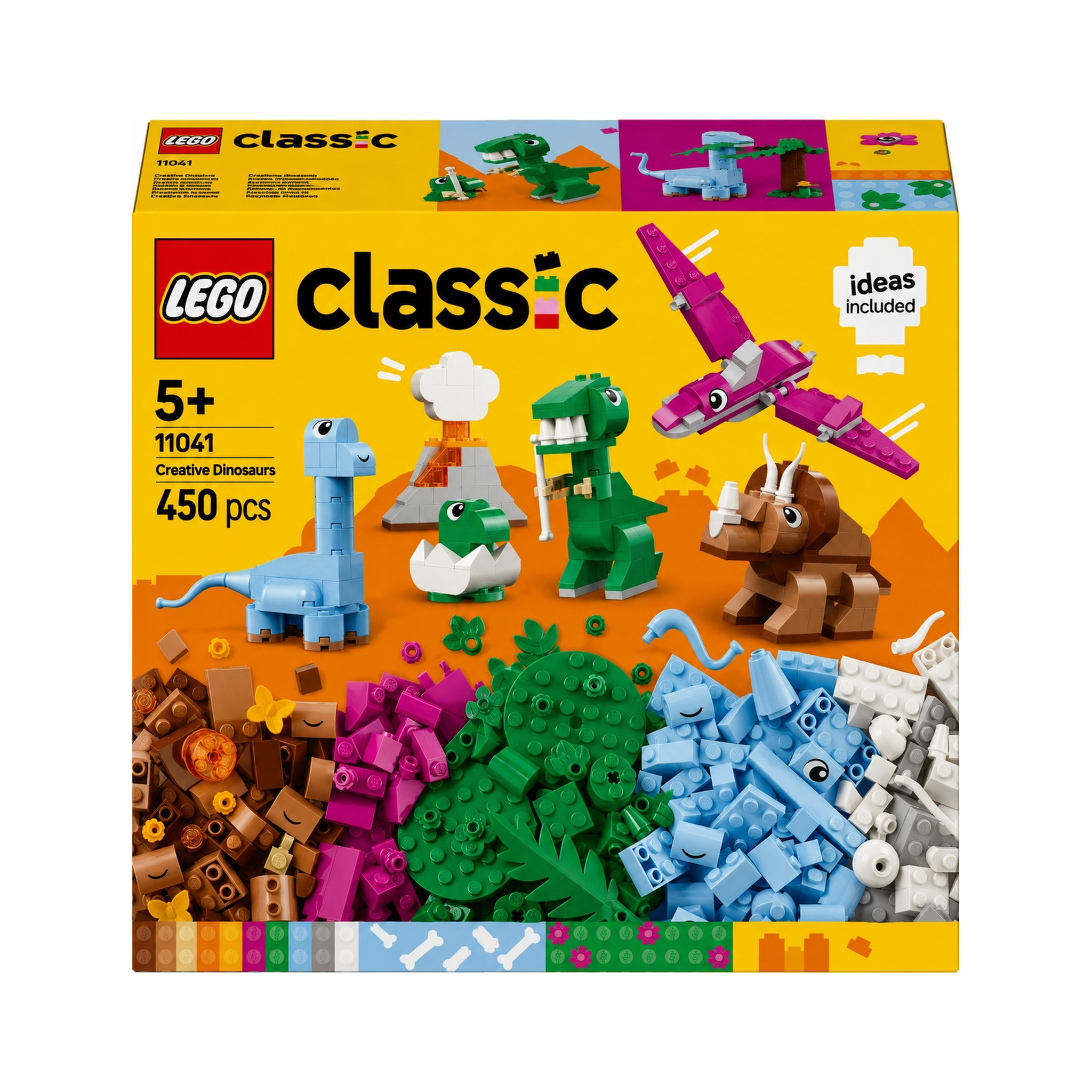 Konstruktor LEGO Classic 11041 Creative Dinosaurs, 450 element