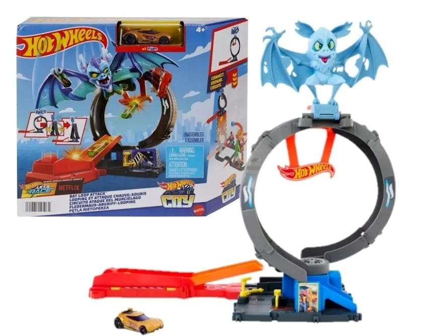 Oyun dəsti Mattel Hot Wheels City Bat HTN78, 4+ yaş