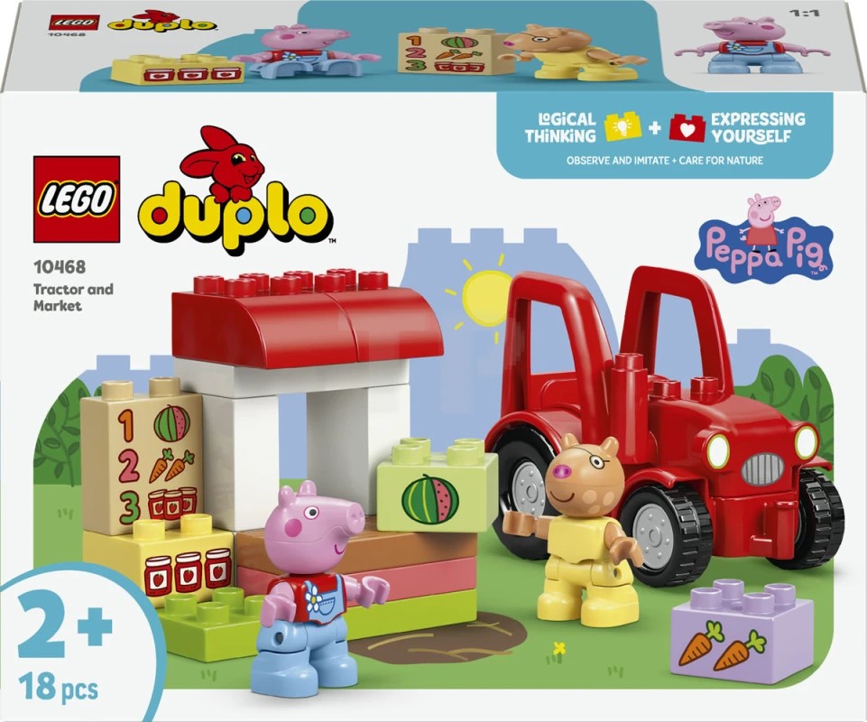 10468 LEGO DUPLO Peppa Pig Tractor and Market