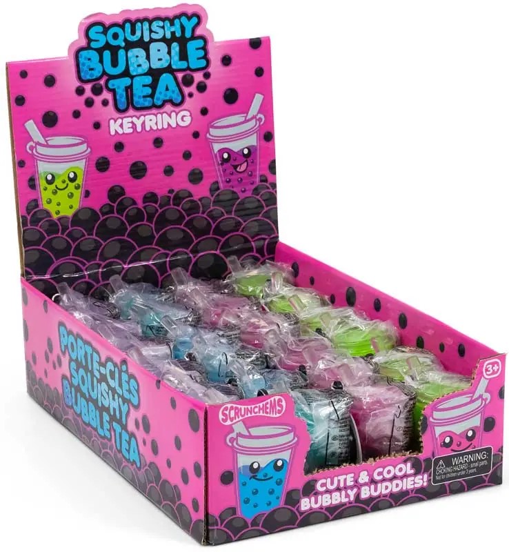 SCRUNCHEMS Qabarcıqlı Çay Açar Zıncırığı