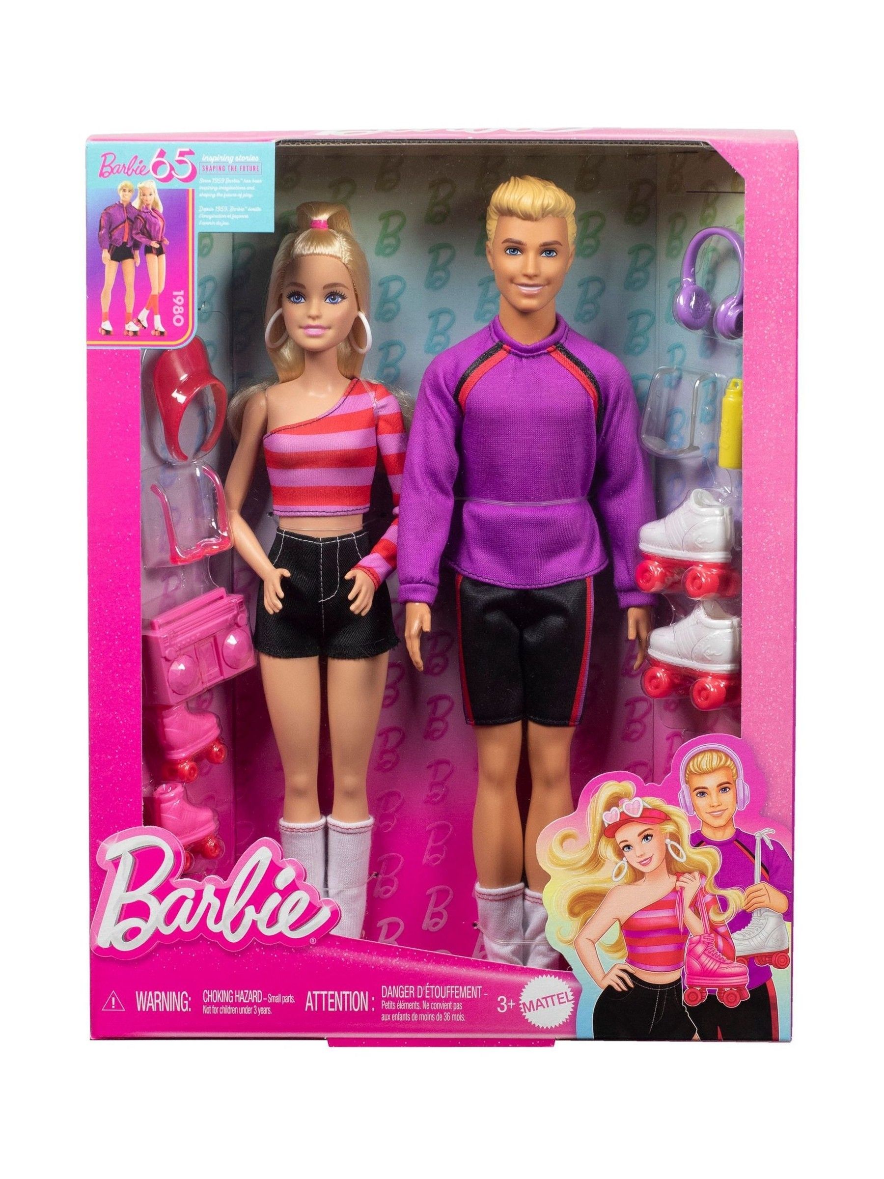 Kukla dəsti Mattel Barbie and Ken Fashionistas 65th Anniversary HXK90, 3+ 
yaş