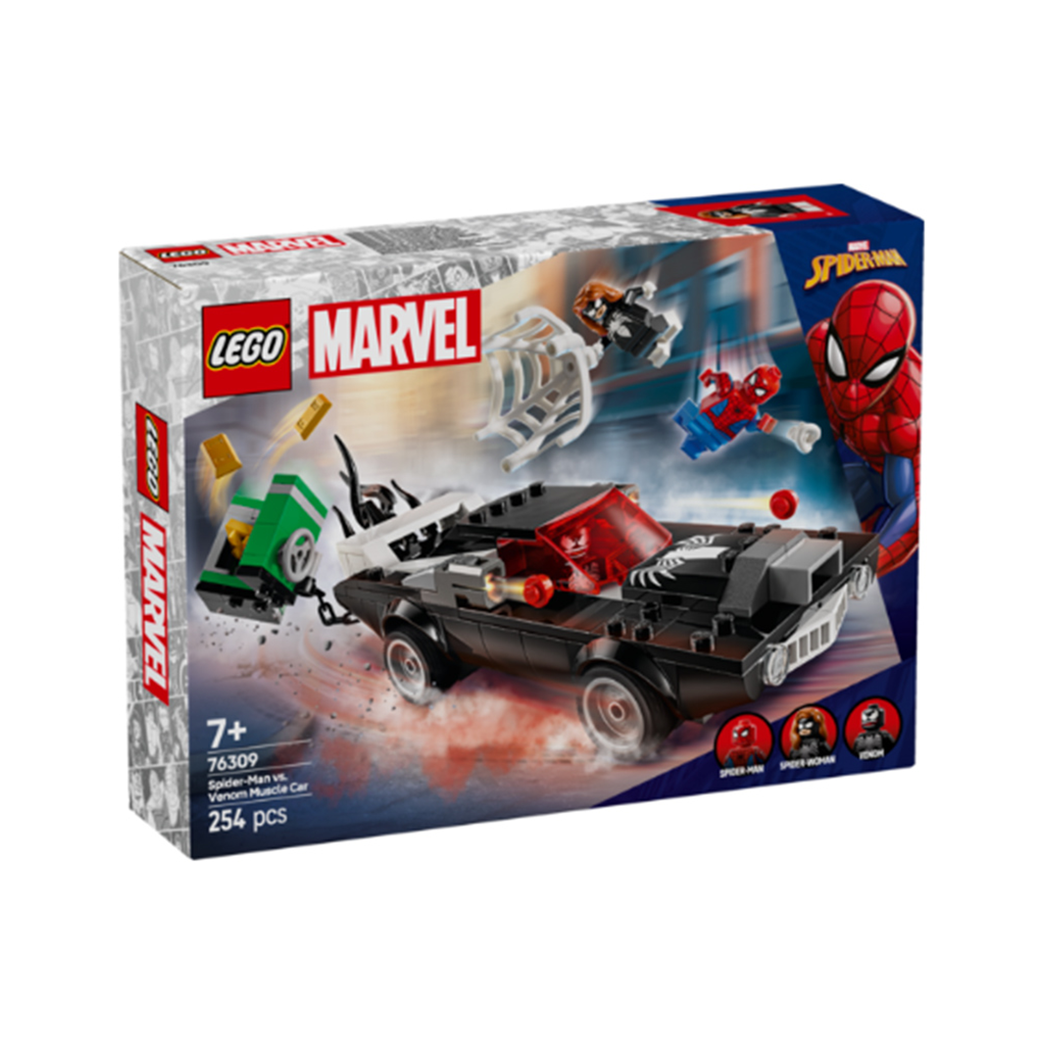 Konstruktor LEGO Marvel Spider-Man VS Anti-Venom 76309, 7+ yaş, 254 
element