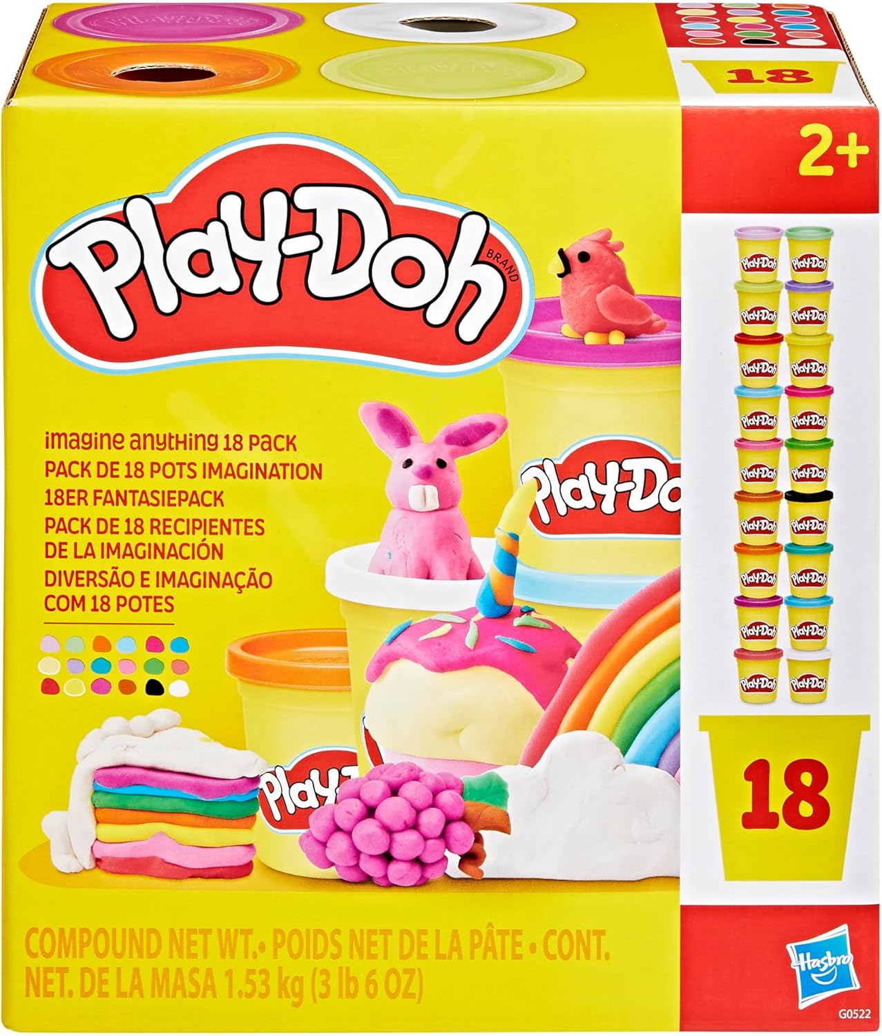 PLAY DOH IMAGINE HEÇ NƏYƏ 18 PACK