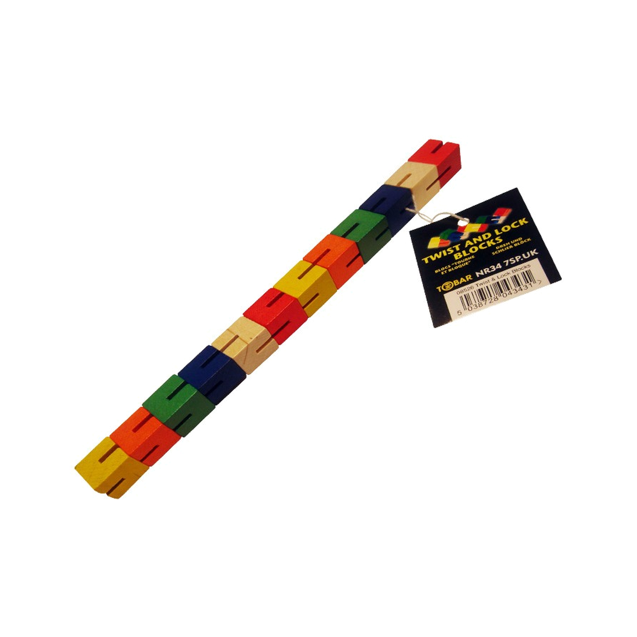 WOODEN TWIST AND LOCK BLOCKS