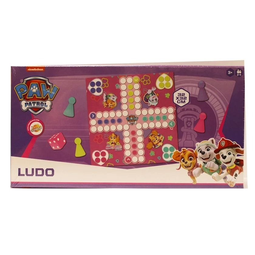 Masaüstü oyun Wo Products Paw Patrol Ludo Pink, 3+ yaş