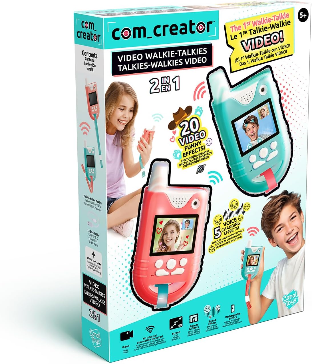 Com Creator Video Walkie Talkies 2 Pack