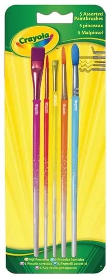 5 ASSORTED PAINT BRUSHES