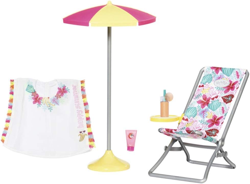 Baby Born Holiday Deckchair Set 43Cm