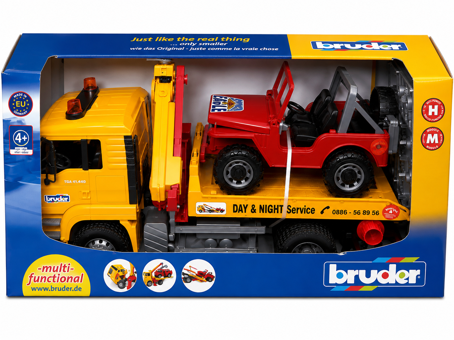 MAN TGA BREAKDOWN TRUCK WITH GROSS COUNTRY VEHICLE