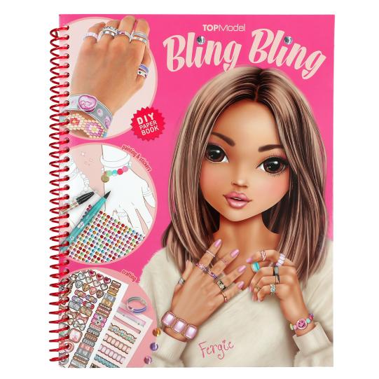 TOPModel Create Your BLING BLING Colouring Book, Jewellery
