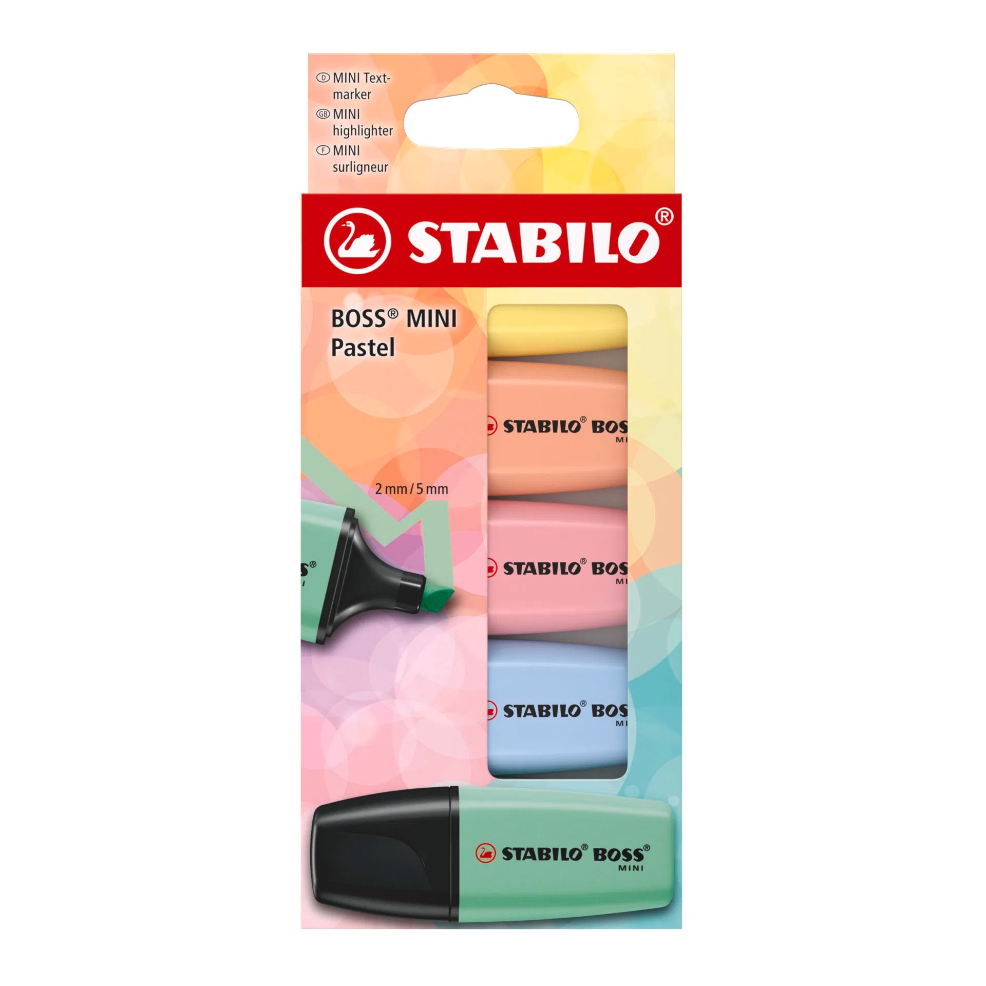 STABILO BOSS MINI Pastel Marker – 5-li Set