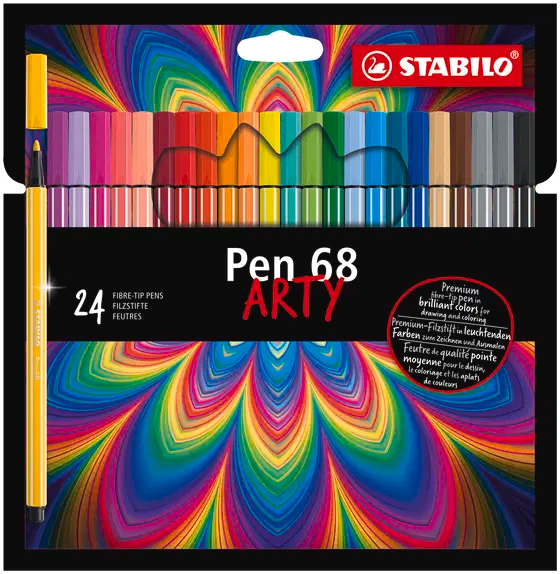 STABILO Pen 68 Premium Flomaster 24-lü set