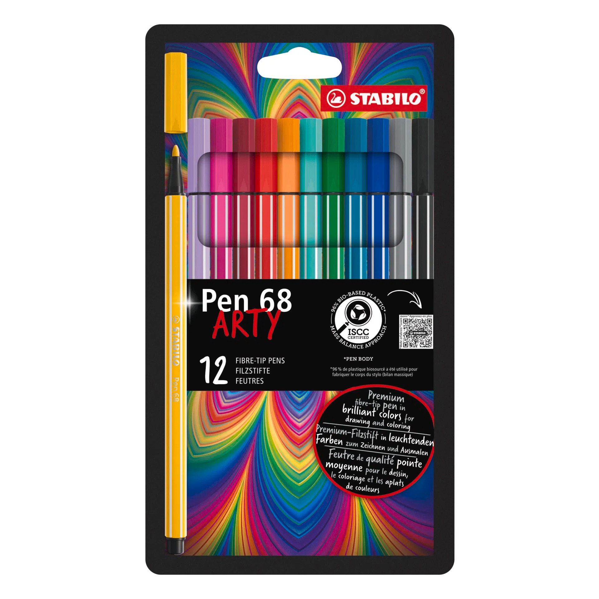 STABILO Pen 68 Flomaster 12-li set