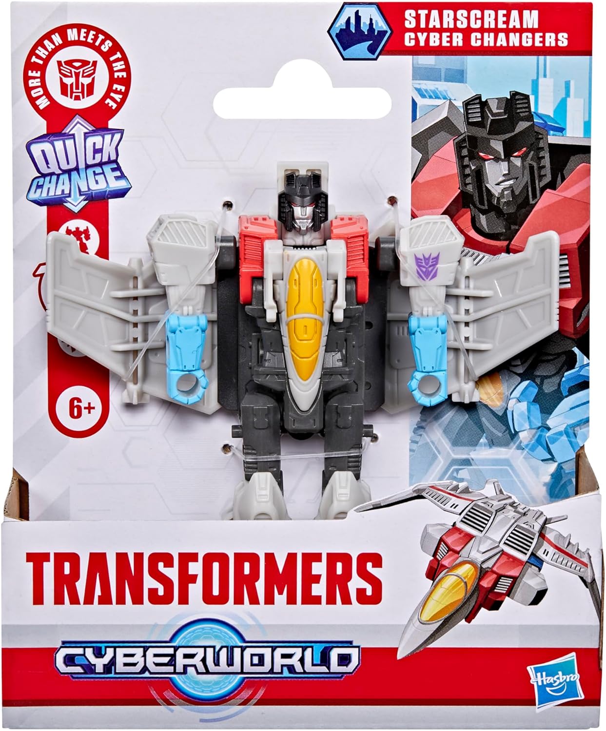 Transformers Cyberworld Cyber Changers Starscream Action Figure