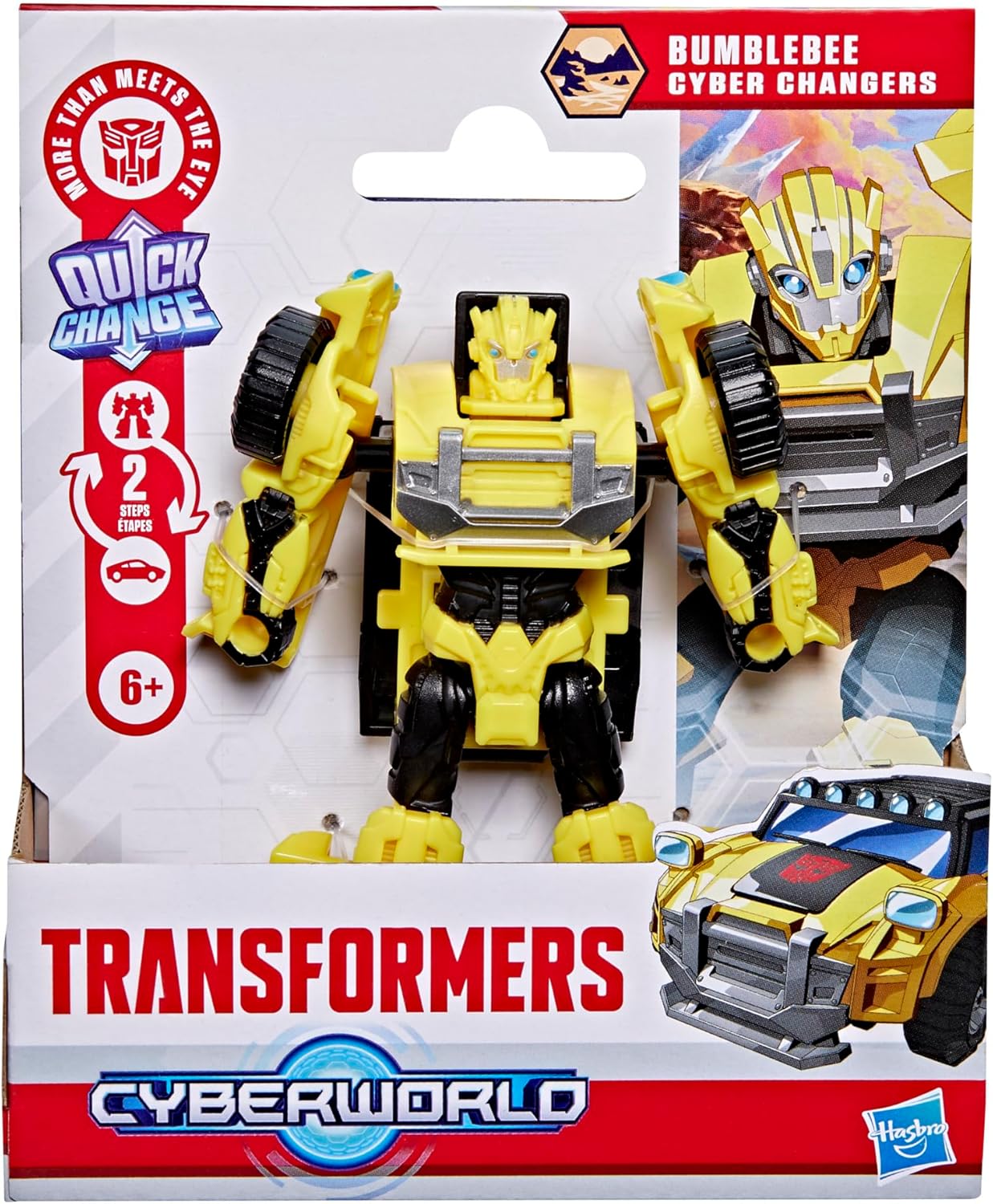 Transformers CYBERWORLD Cyber Changers Bumblebee Action Figure