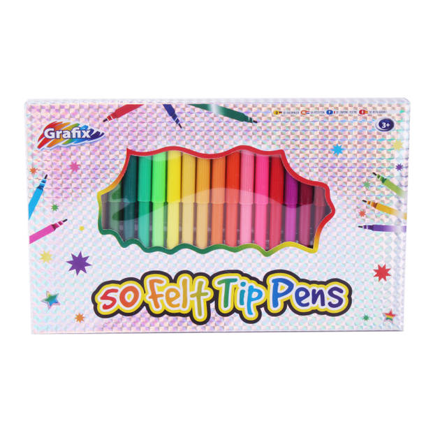 50 Felt Tips Holo Box