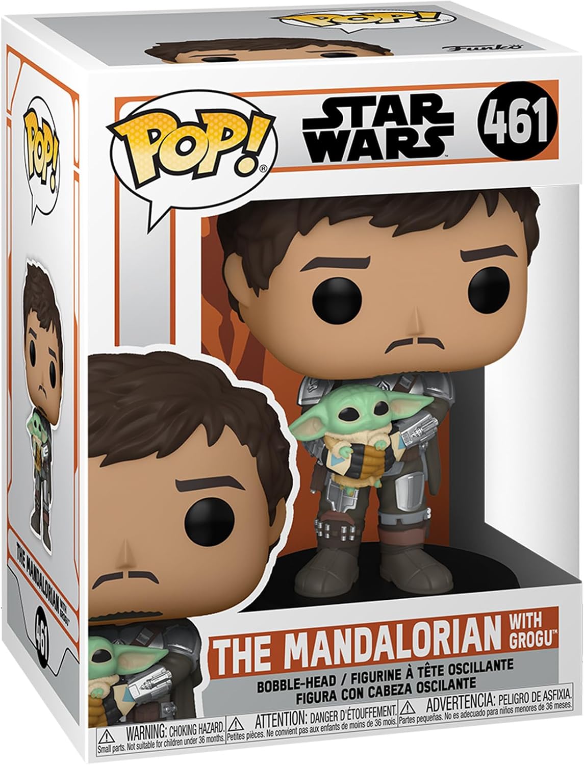 Funko Pop! Star Wars - The Mandalorian with Grogu Vinyl Figure