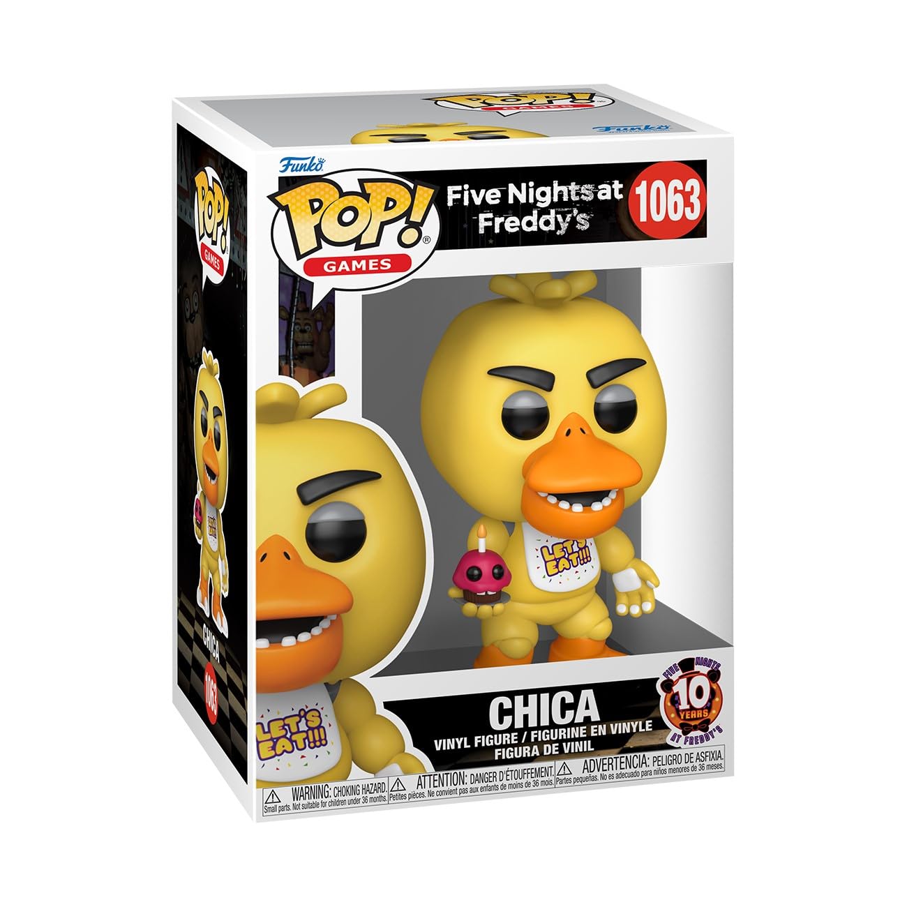 Funko POP! Games: Five Nights at Freddy's - Chica, 10th Anniversary
