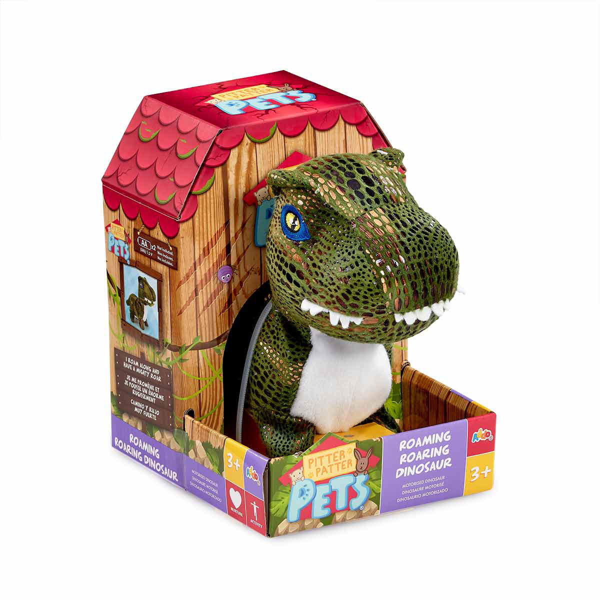 Pitter Patter Pets Playful Dino Green