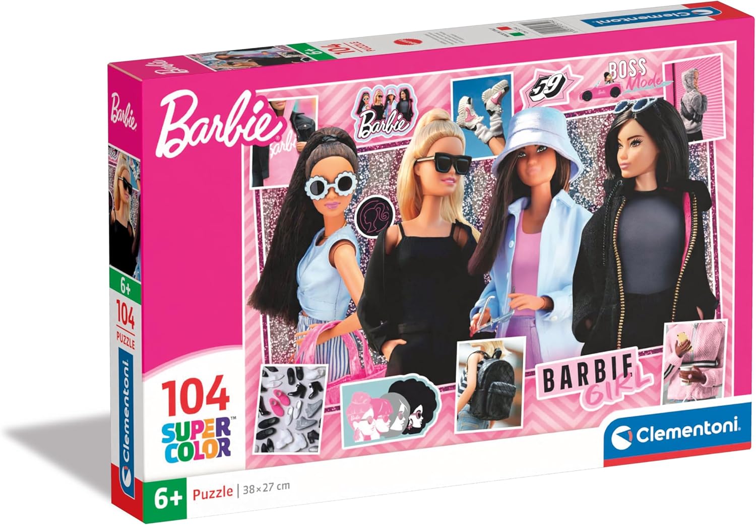 Clementoni SuperColor 104 hissəli puzzle – Barbie