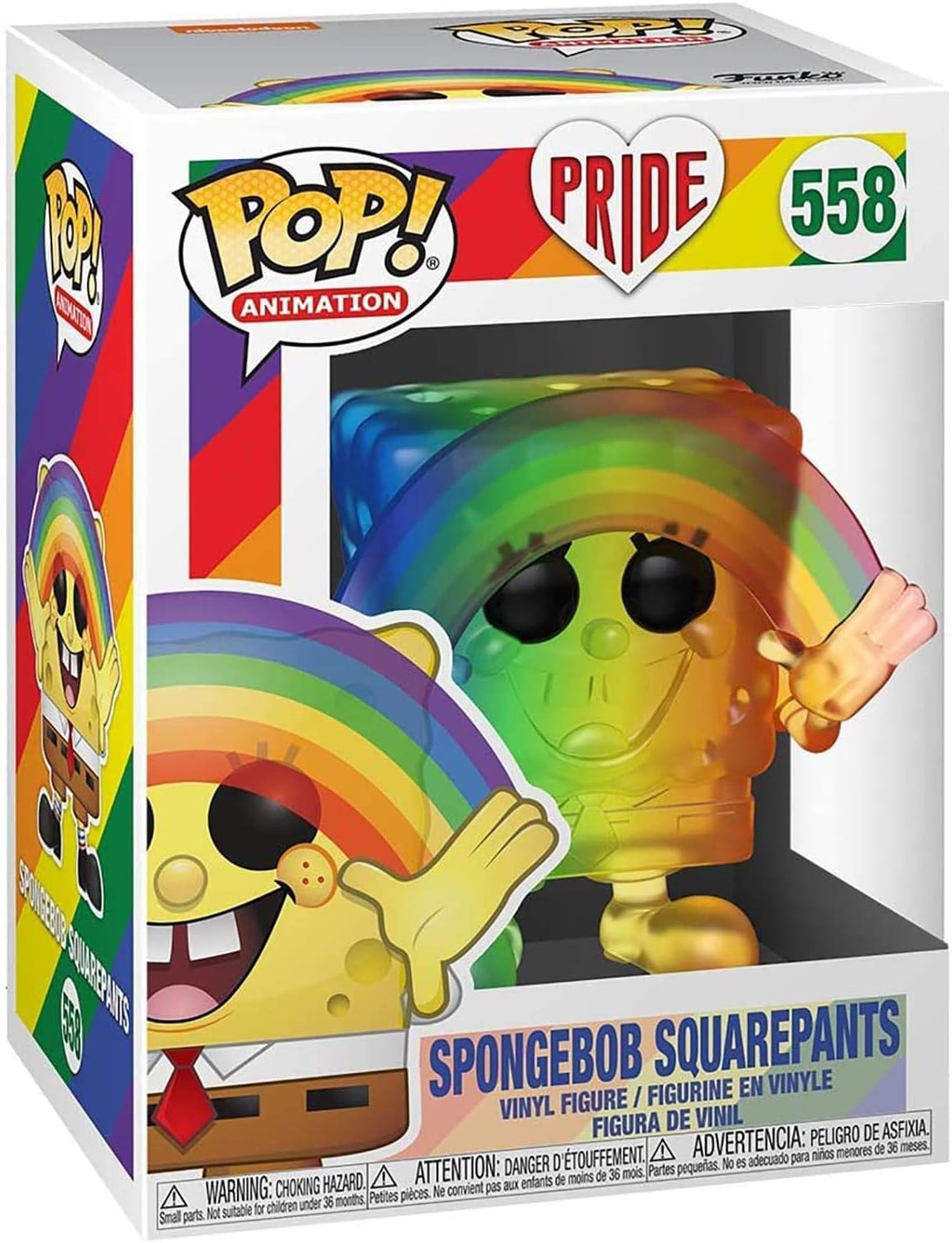Funko Pop! Animation: Pride 2020 - Spongebob (Rainbow)