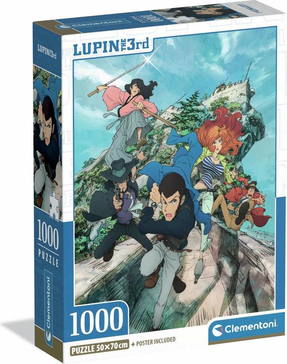 Anime Puzzle 1000 Pieces for Adults and Teenagers, Lupin 3