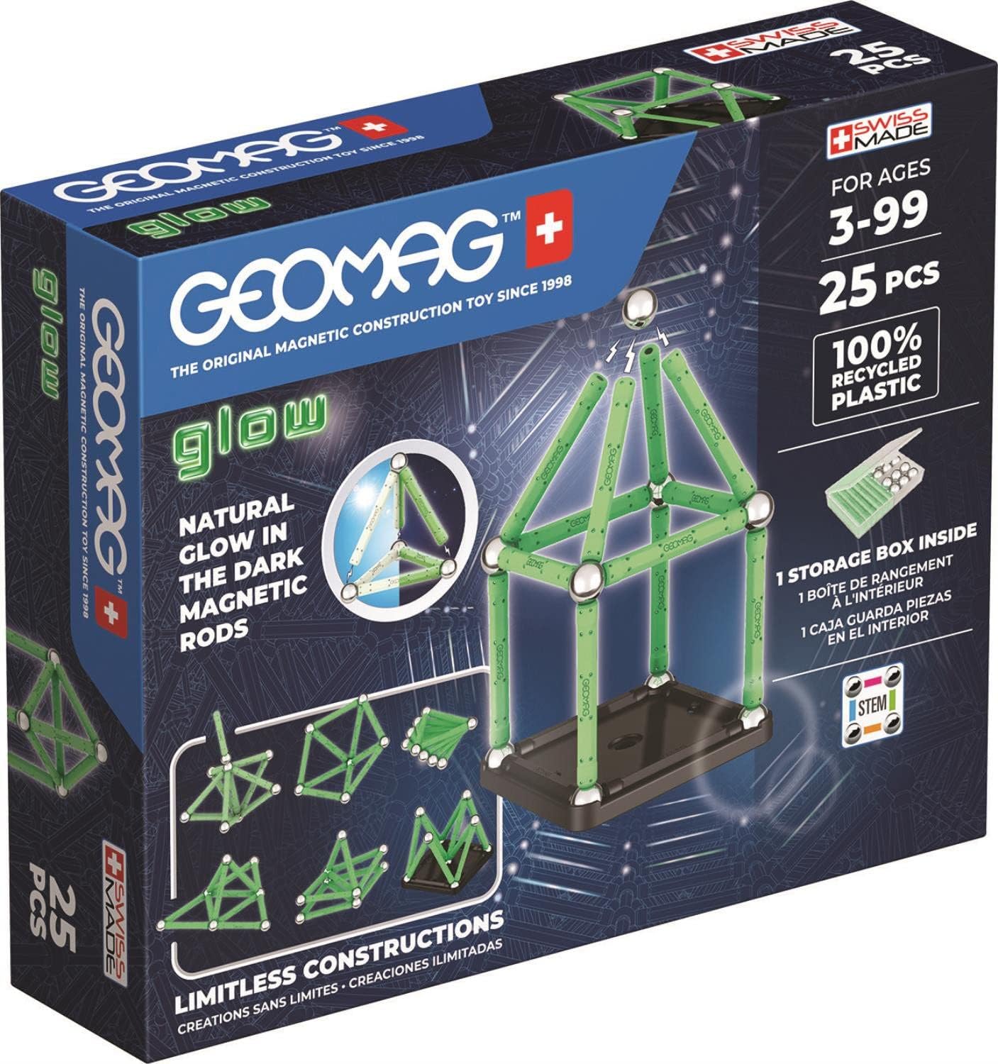 Geomag Glow Rcycled 25Pc#