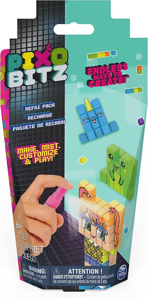İnkişaf etdirən oyun Spinmaster Pixobitz Refill Pack A22, 6+ yaş