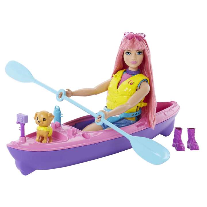 Barbie Camping Kayak Dol#