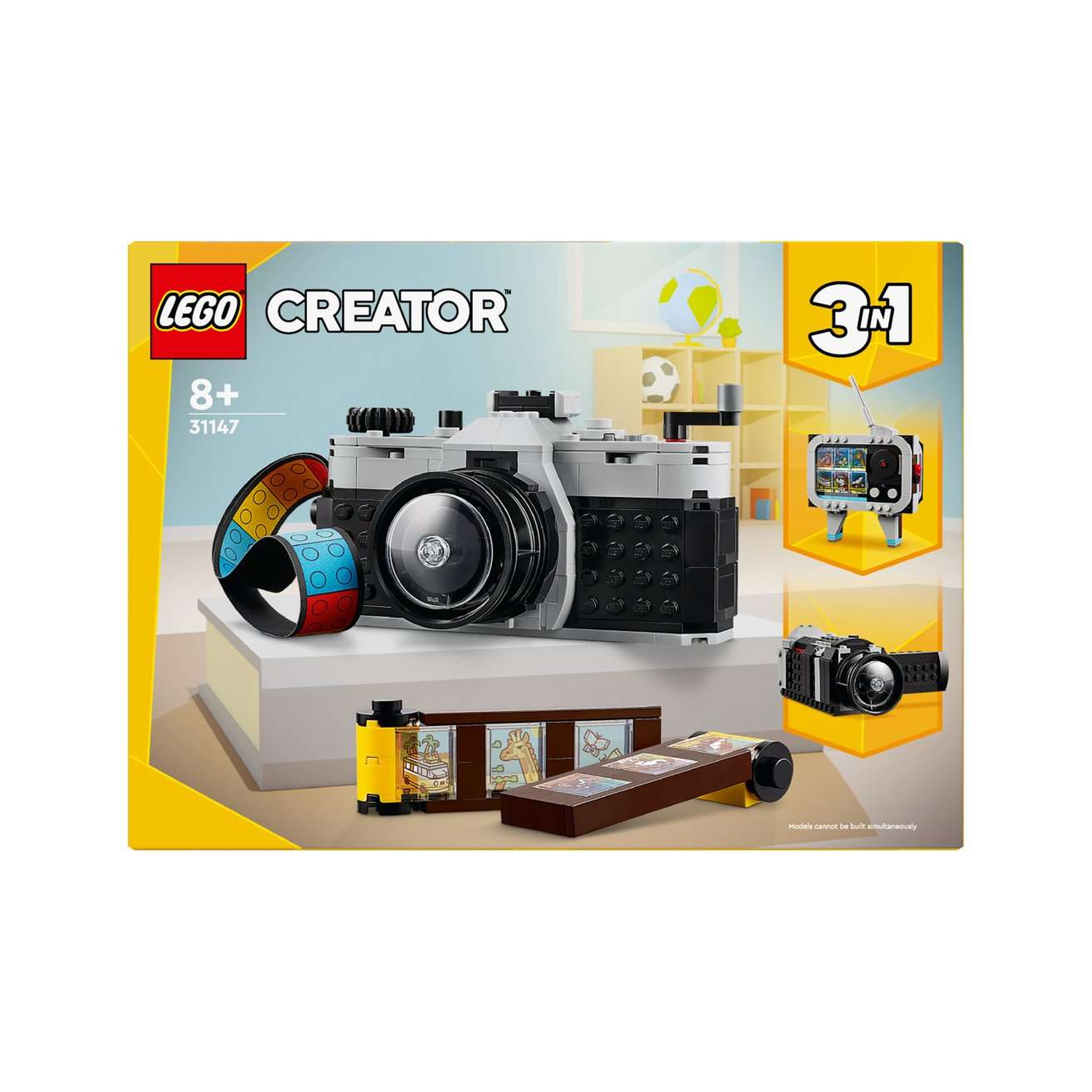 Konstruktor LEGO Creator Retro Camera 31147, 8+ yaş, 261 element