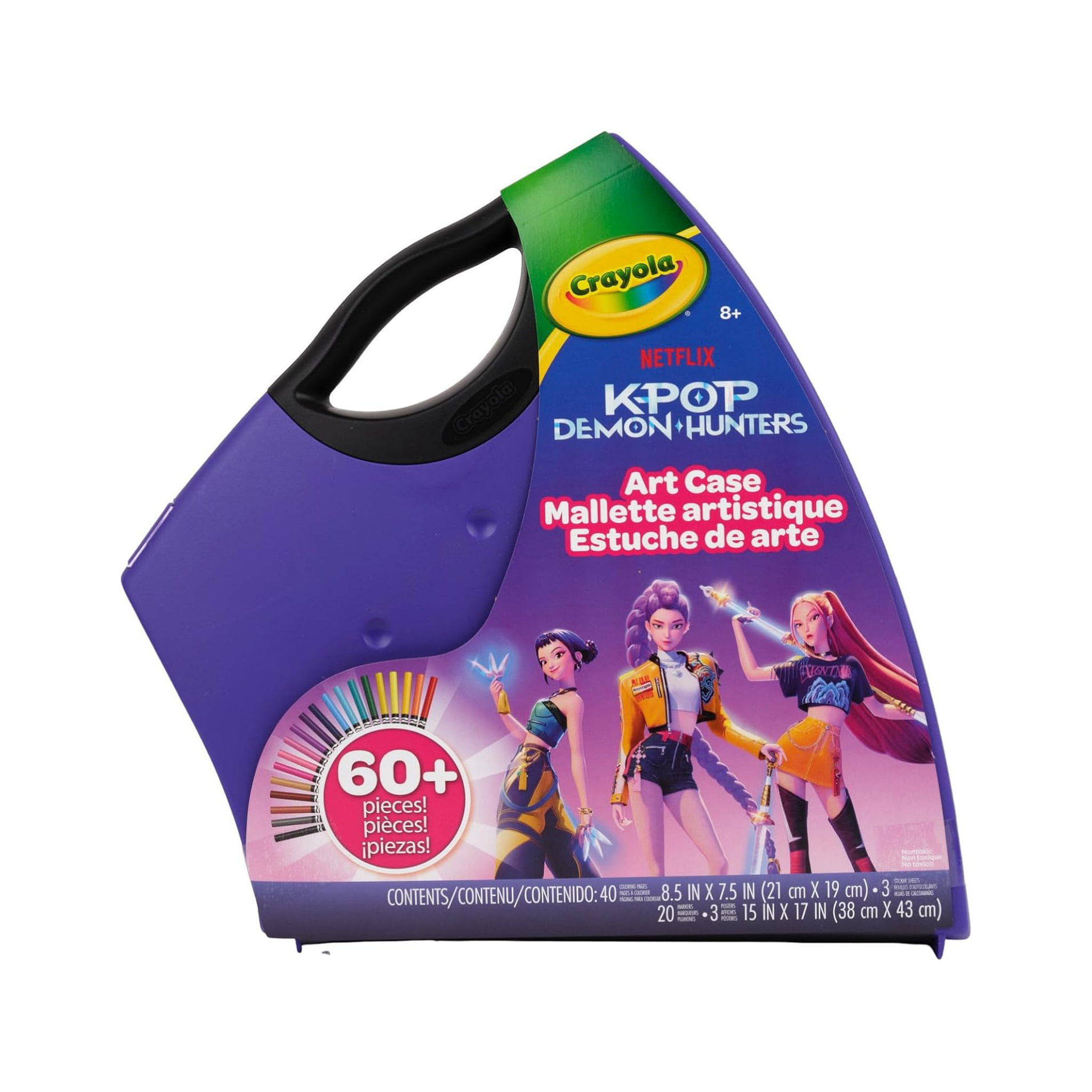 CRAYOLA K‑Pop Demon Hunters Art Case