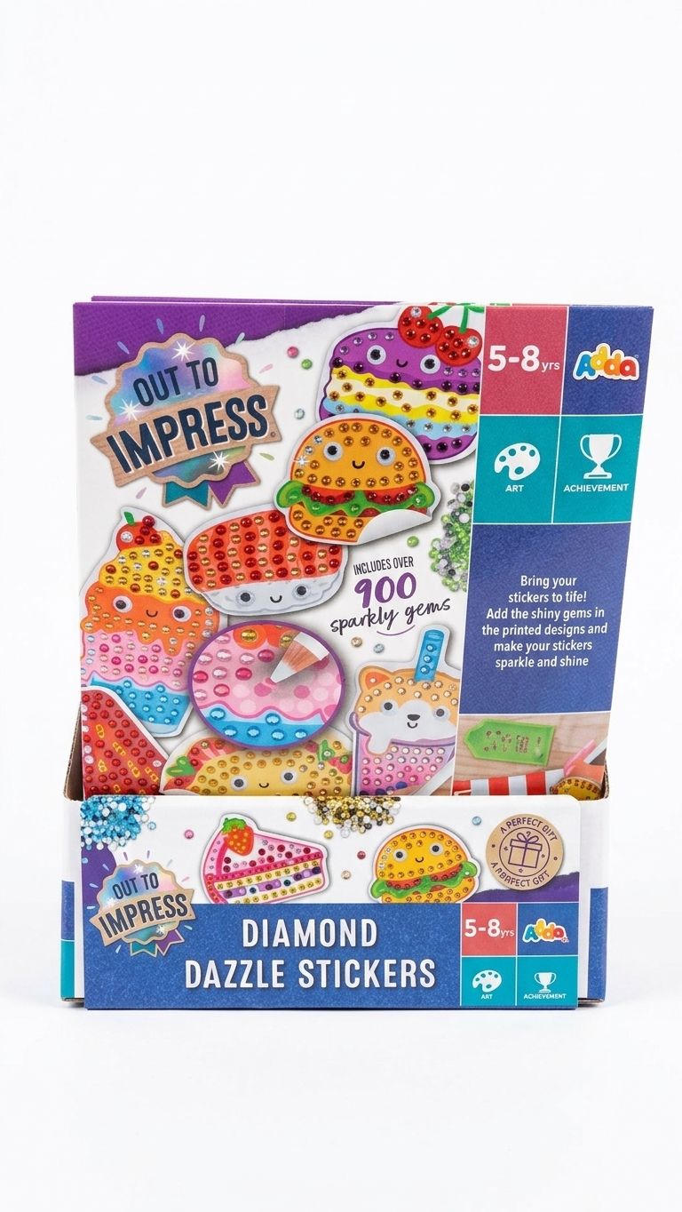 Out to impress diamond dazzle stickers