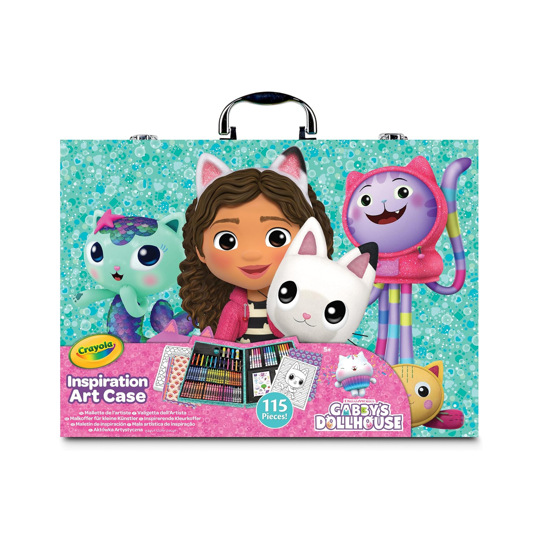 CRAYOLA - Inspiration Art Case, Gabby's Dollhouse Coloring Set