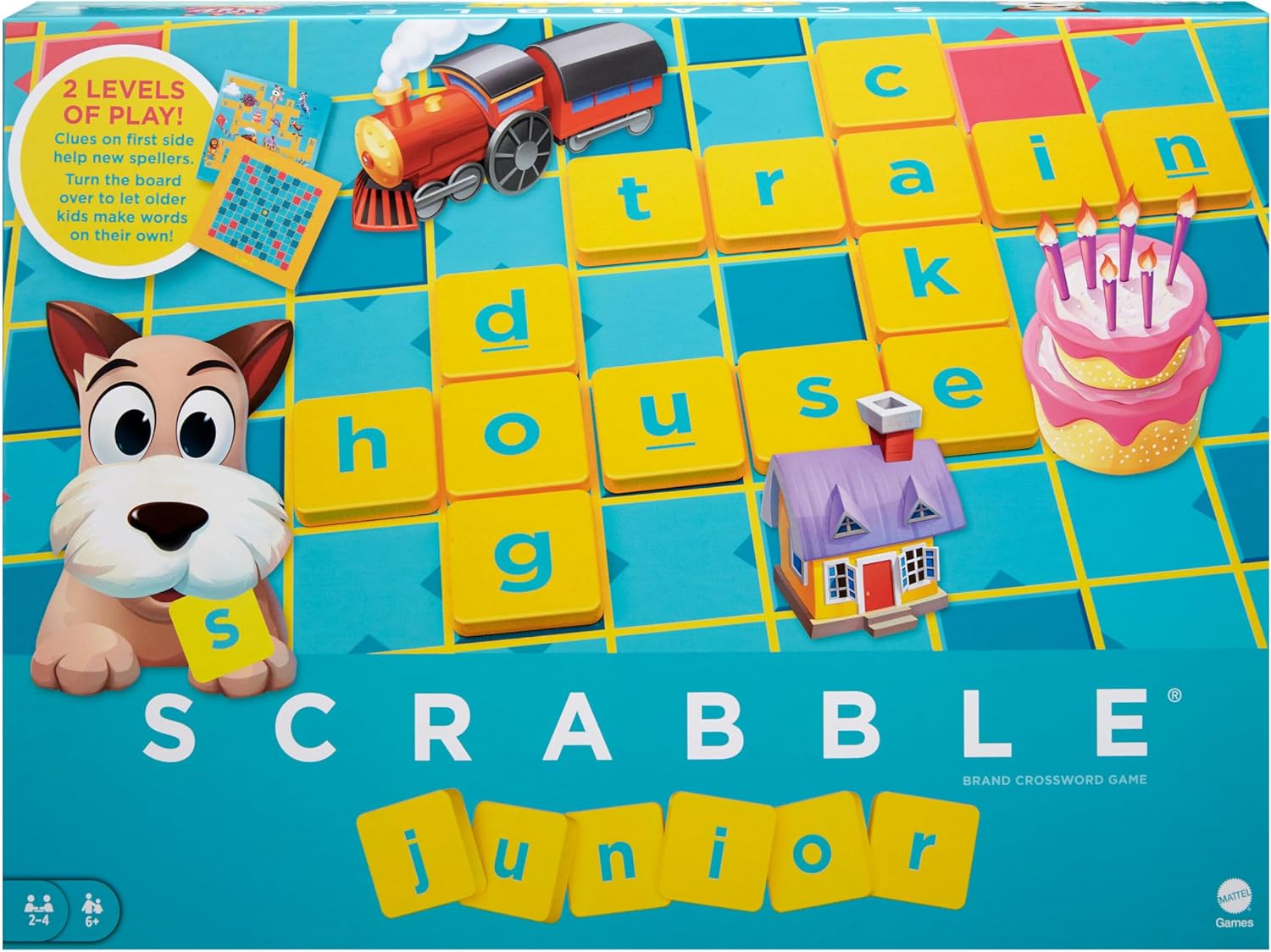 Scrabble Junior Kids Crossword Board Game