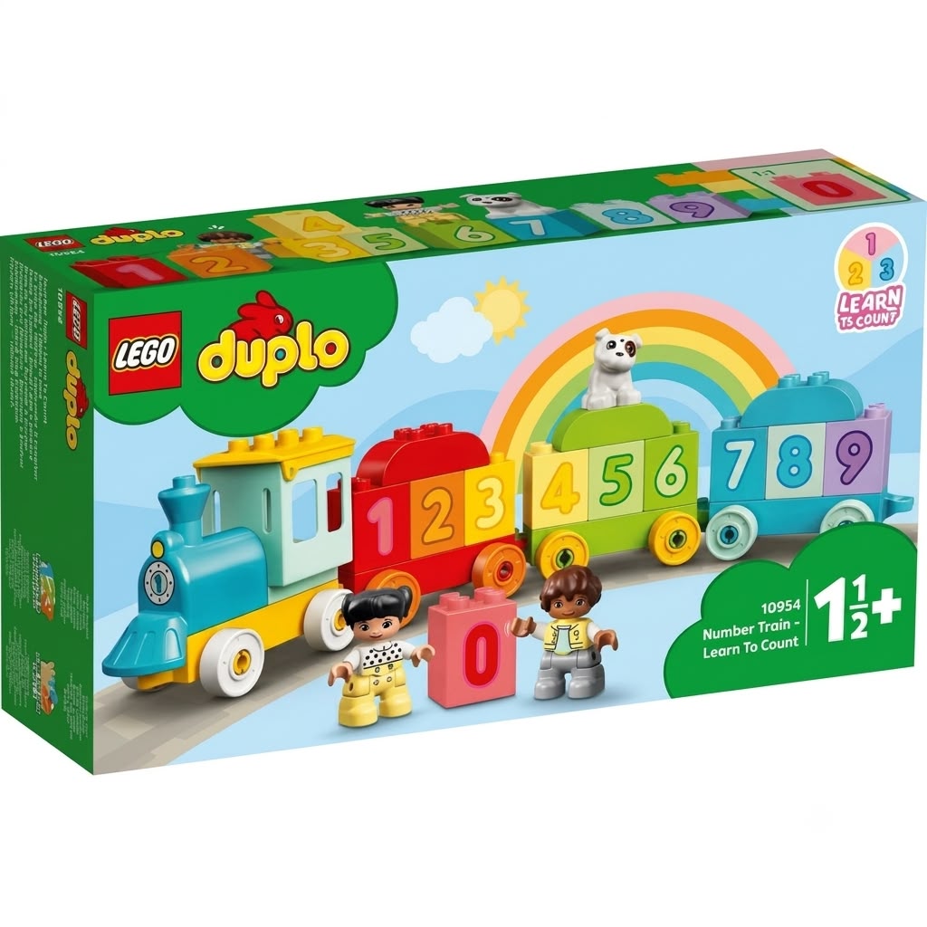 Konstruktor LEGO Duplo Number Train - Learn To Count 10954, 1.5+ yaş, 23 
hissə