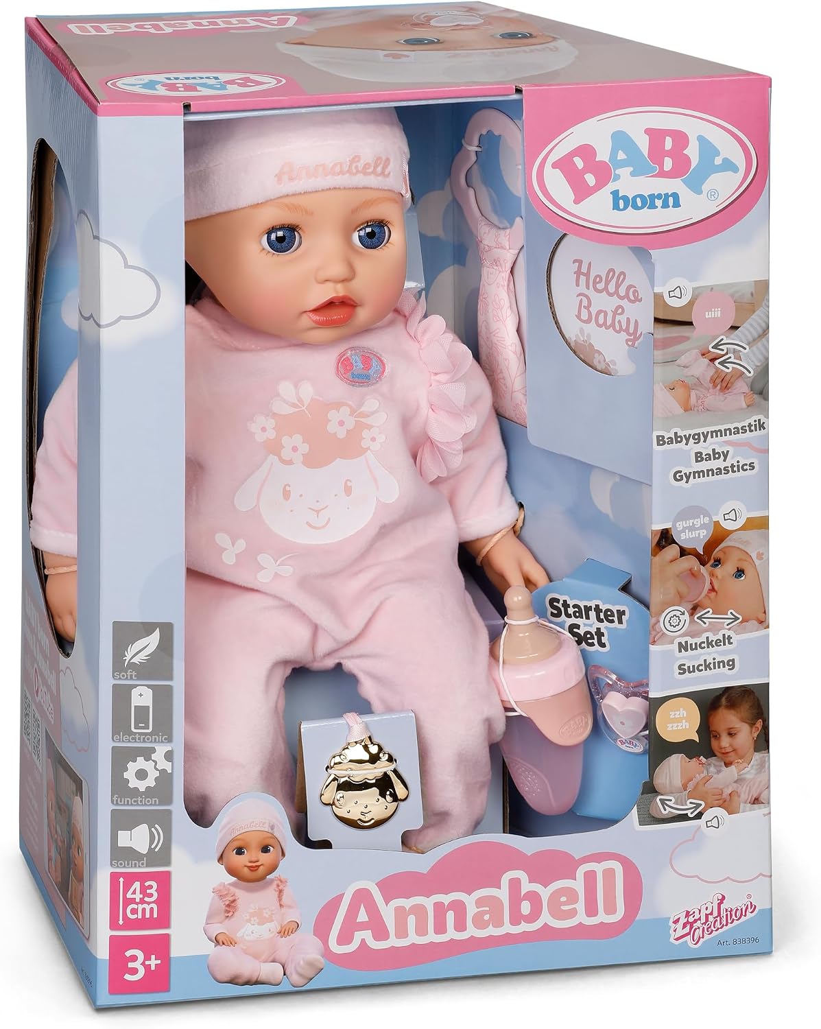 BABY BORN ANNABELL 43CM