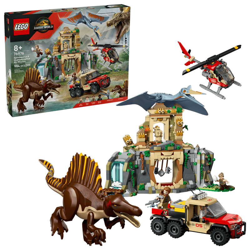 LEGO 76976 Spinosaurus & Quetzalcoatlus Air Mission
